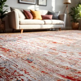 Eco Rug - Galata Sunset - Rug red