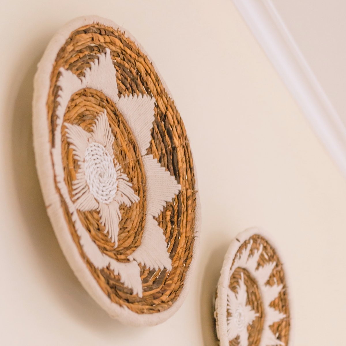 Decoración de pared | Cesta de pared | Cuenco Decorativo GUMA de Fibra de Plátano (2 tamaños)