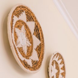 Decoración de pared | Cesta de pared | Cuenco Decorativo GUMA de Fibra de Plátano (2 tamaños)