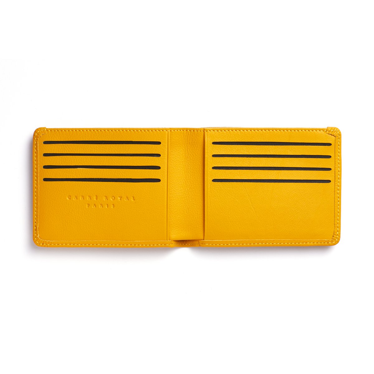 Cartera minimalista amarilla