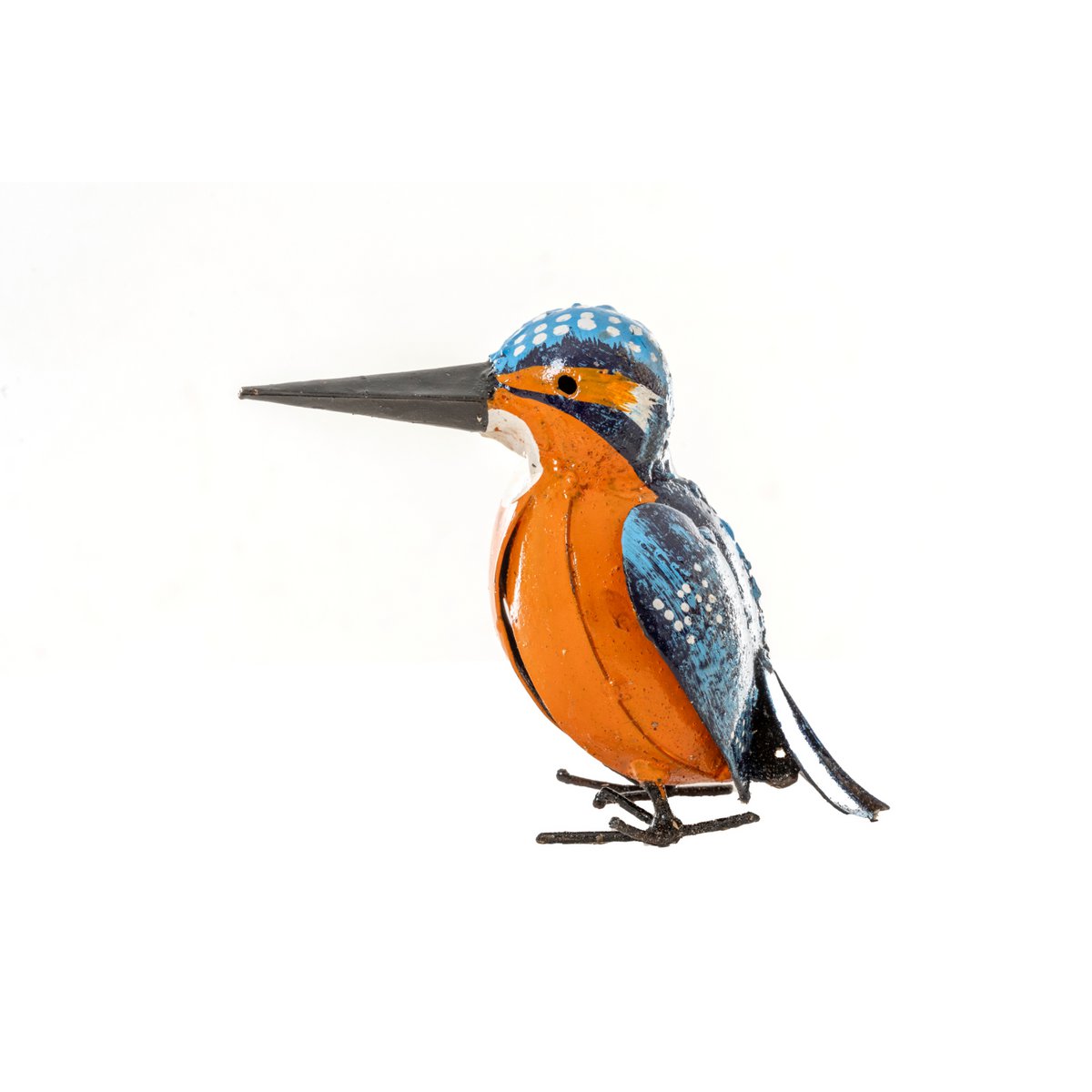 Metal nuevo kingfisher pequeño
