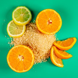 Badesalt med sicilianske citrusfrugter