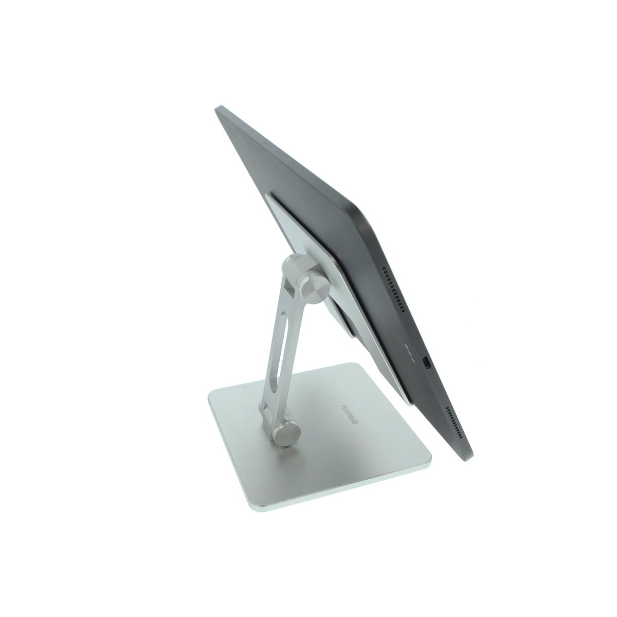 Tablet-Halter faltbar Alu Silber