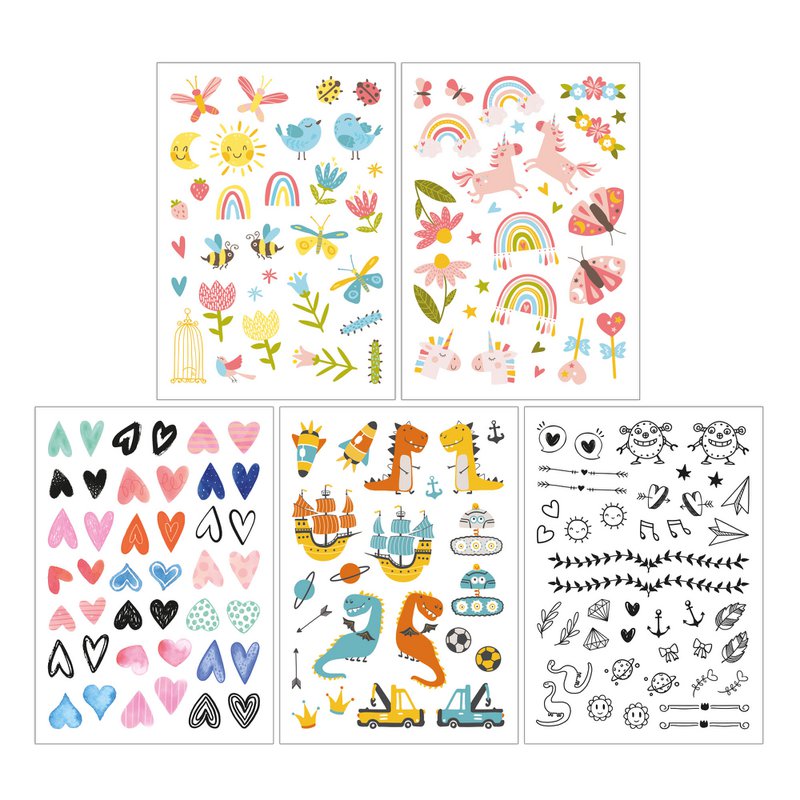 Set di tatuaggi per bambini L'amicizia tatua me e te