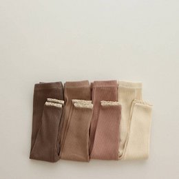 Annie & Charles® organic cotton ruffled leggings