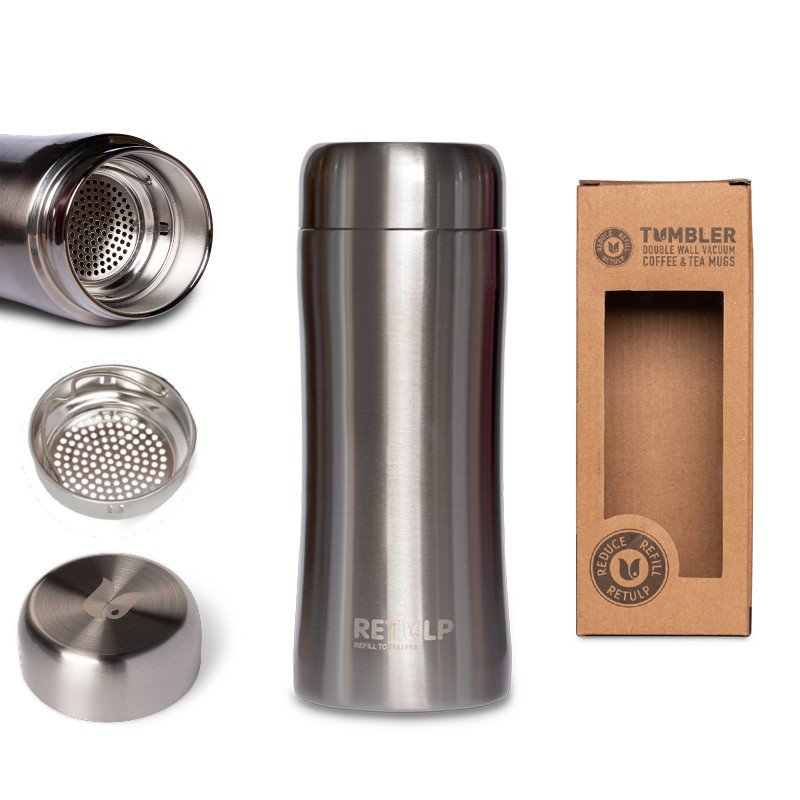 Tumbler Insulated double wall mug stem 300 ml
