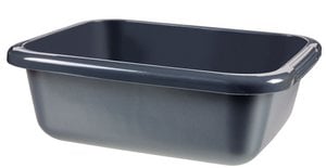 Curver Rechteckspüle 9 Liter Anthrazit