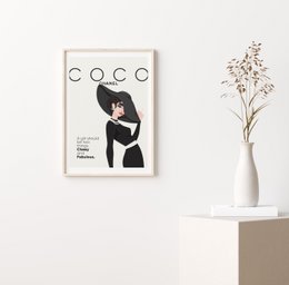 Coco Chanel - Wall Art (A4)