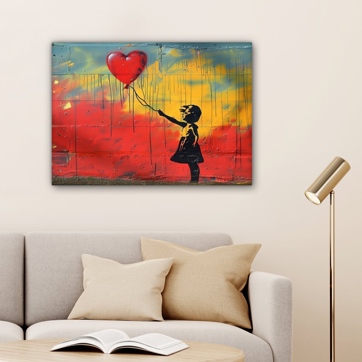 Leinwand Malerei - Wanddekoration Banksy Sty