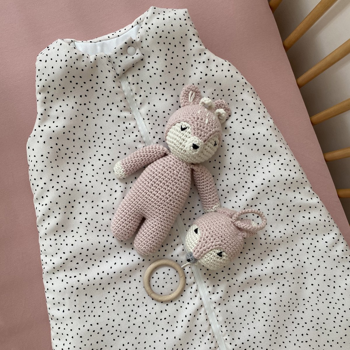Midweight bamboo sleeping bag 1,5 TOG - Fawns