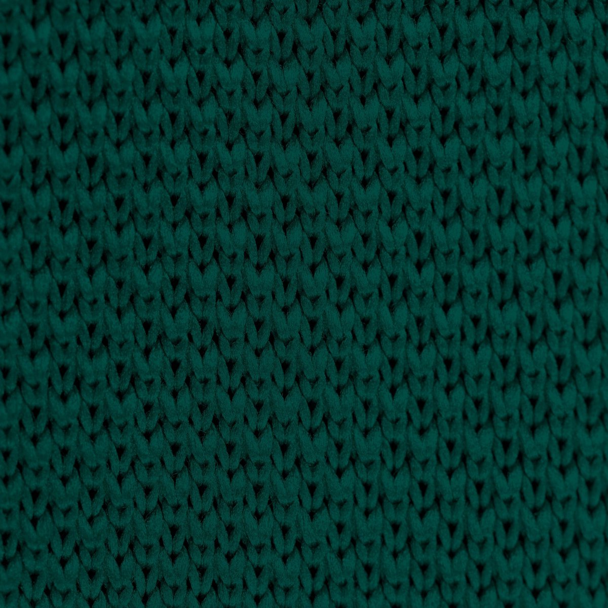 Green Knitted Bow Tie and Knitted Pocket Square Set