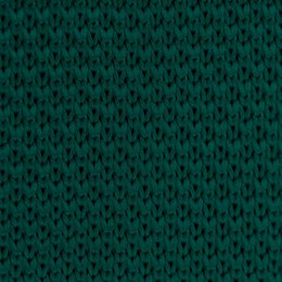 Green Knitted Bow Tie and Knitted Pocket Square Set