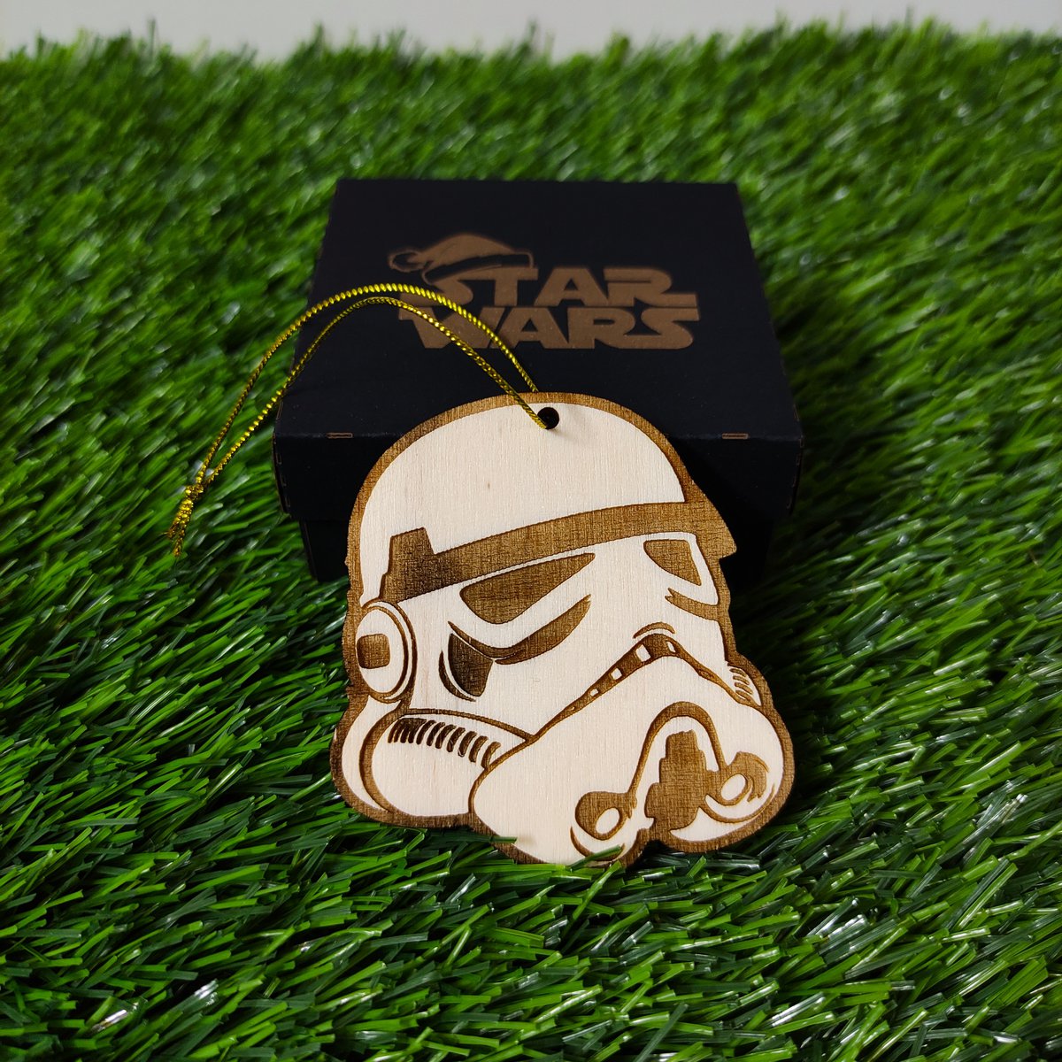Zestaw 6 drewnianych ozdób choinkowych Star Wars, prezent dla nerdów i maniaków, ozdoby choinkowe, wystrój domu, ekologiczne dekoracje świąteczne, postacie
