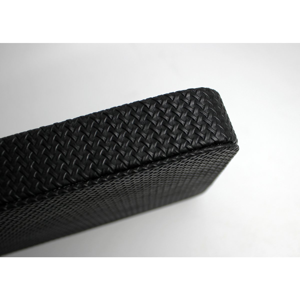 Tablet rechthoekige rand rand tissue zwarte decoratieve lade