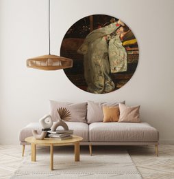 Cercle Mural - Fille Kimono - Qualité Dibond Premium