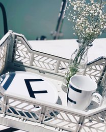 Tasse Buchstaben