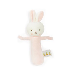 Bunnies By The Bay rattle Rabbit pink