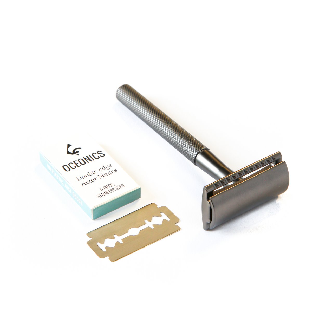 Safety Razor Anthracite | zero waste | Plastic free shaving