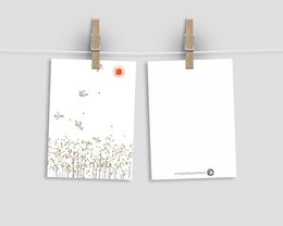 postcard 'spring is in the air'