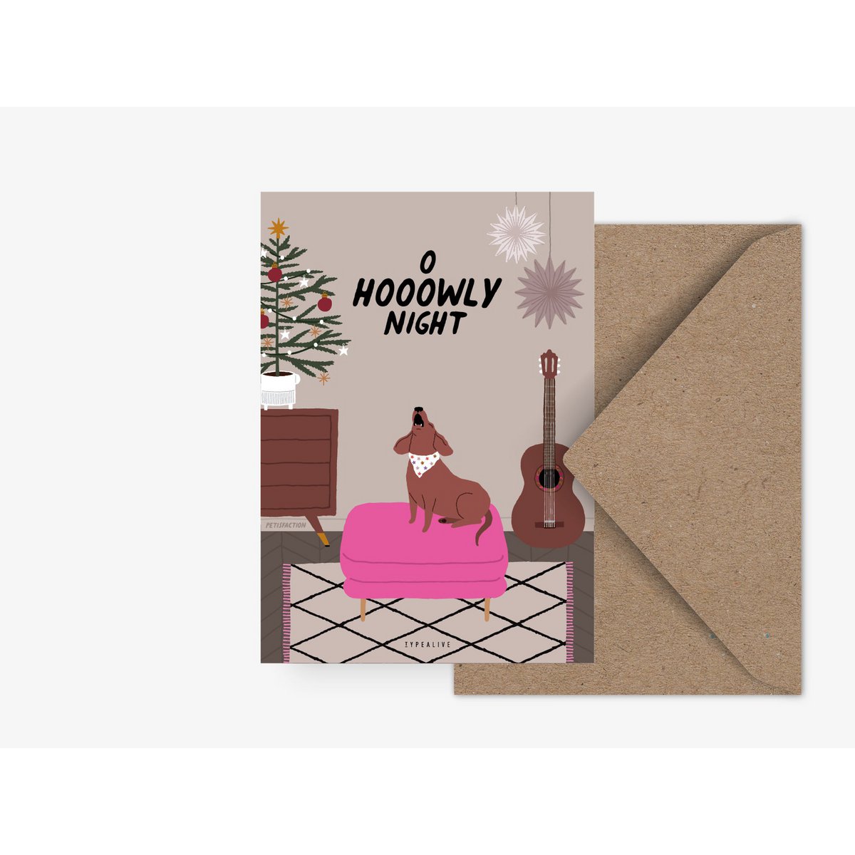 Postkarte / Petisfaction "Dogs" Hooowly