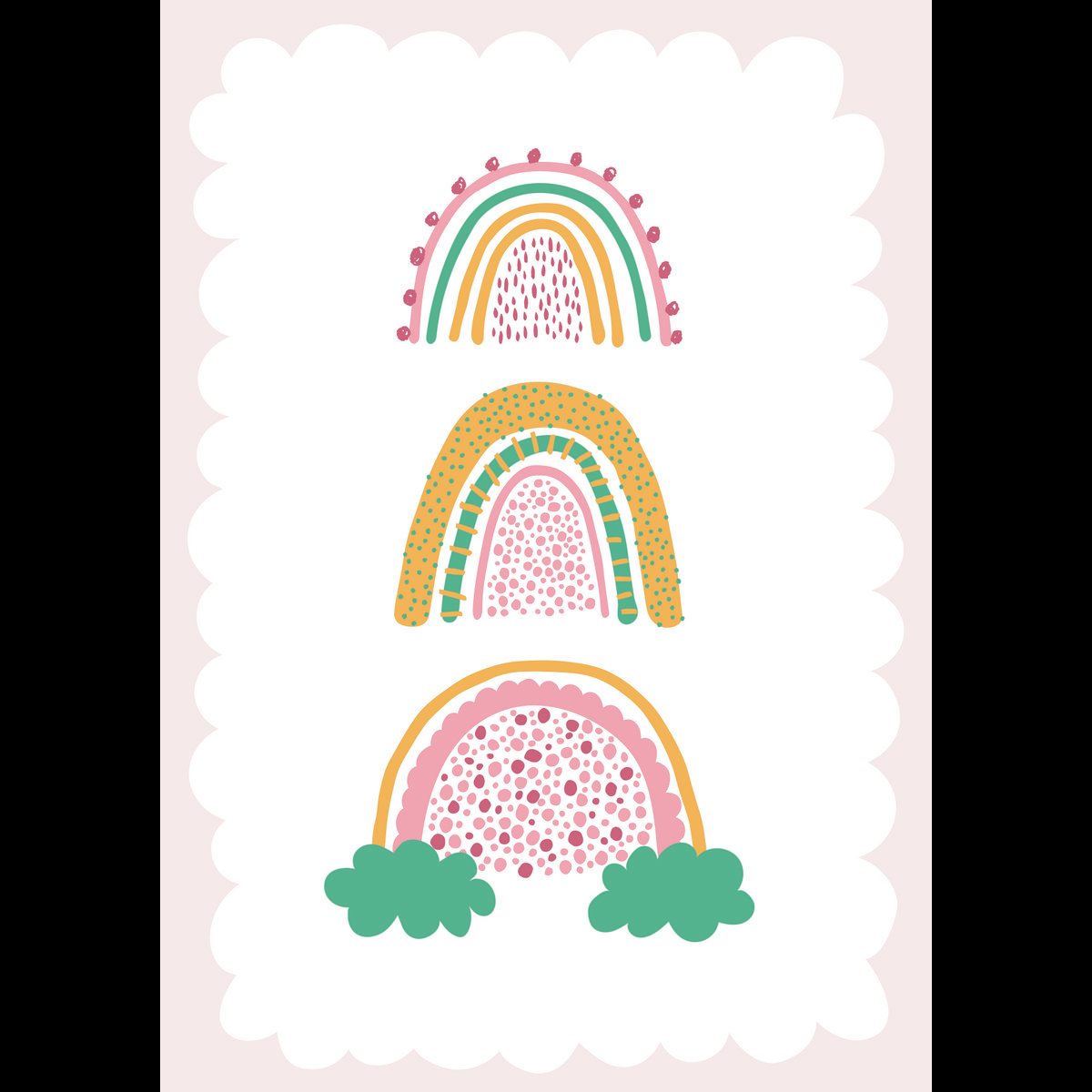 Poster | Mint | Rainbows