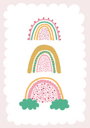 Plakat | Mynte | regnbuer