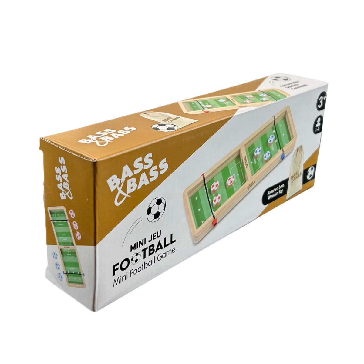 NEU – Mini-Fußballspiel – kleines Holzspielzeug, kleines Geschenk – 22 cm