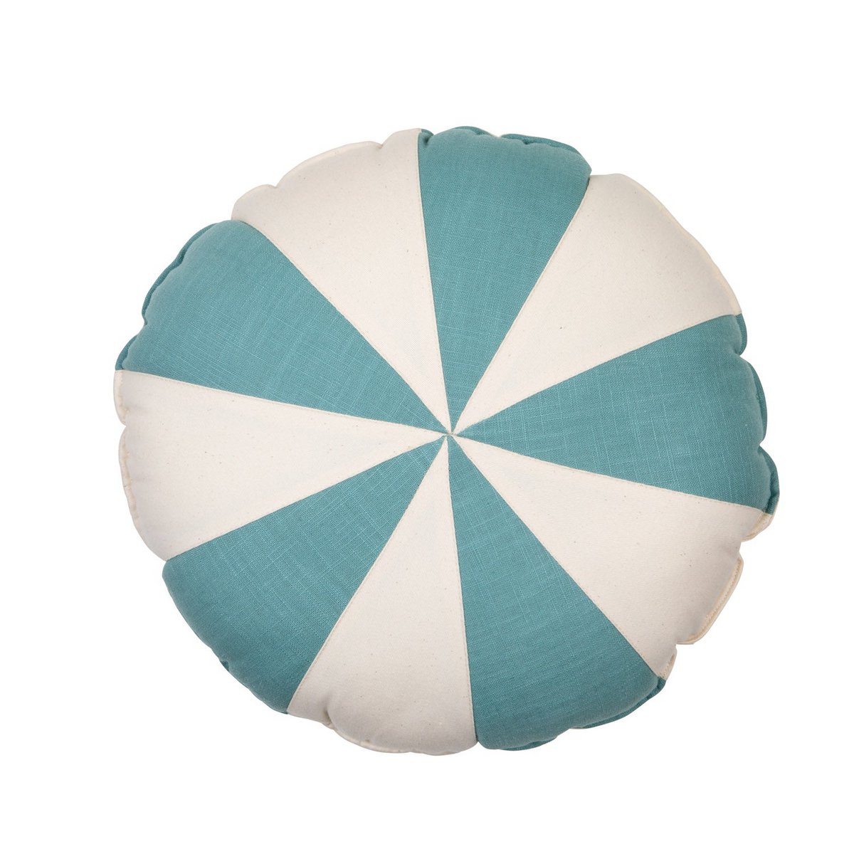 Patchworkowa poduszka „Blue Candy”.