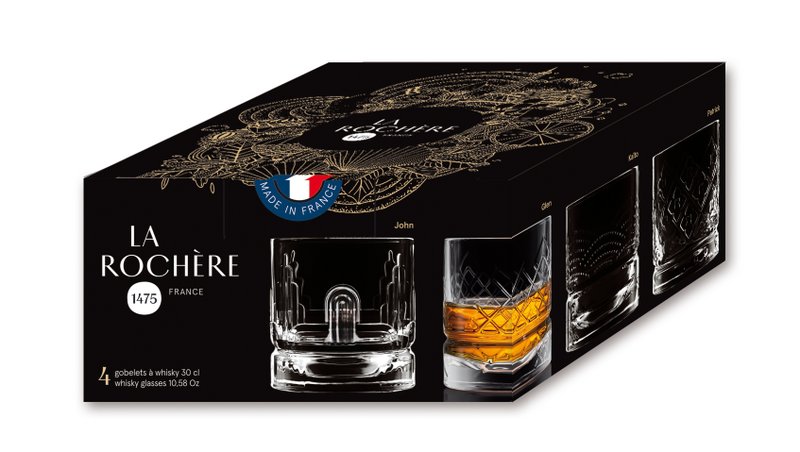 WHISKEYGLAS 30 CL DANDY ASSORTI SÆT A4
