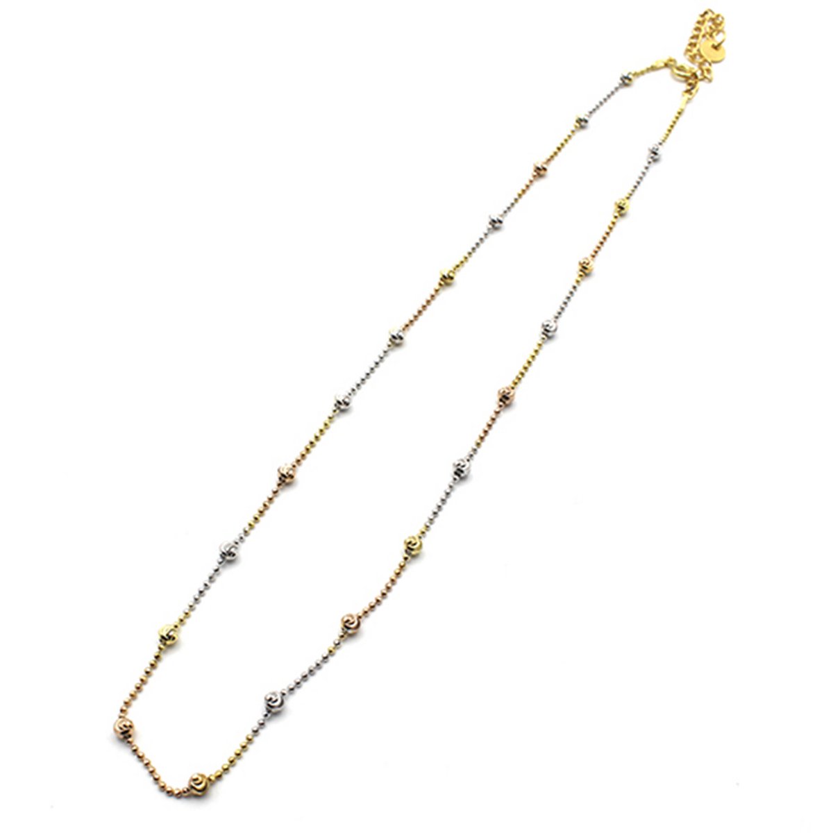 Chain La Boccia 925 silver tricolor