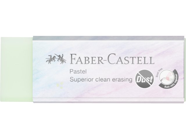 Eraser FC pastel sin polvo displ 20 piezas culo. colorear
