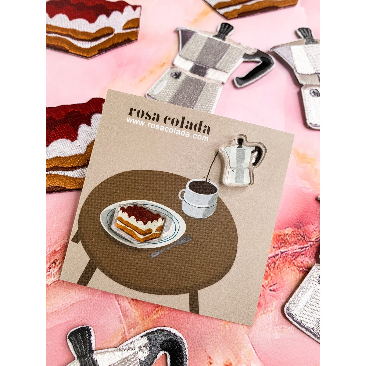 Oorbellen - Italiaanse koffie