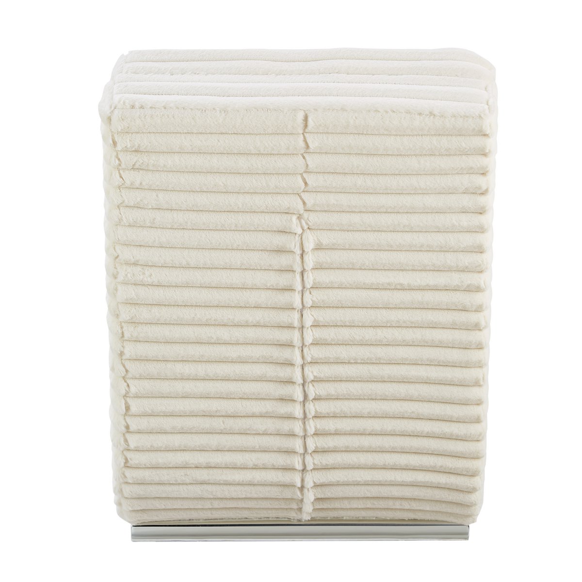 Chaiselongue Plüsch-Cord Beige