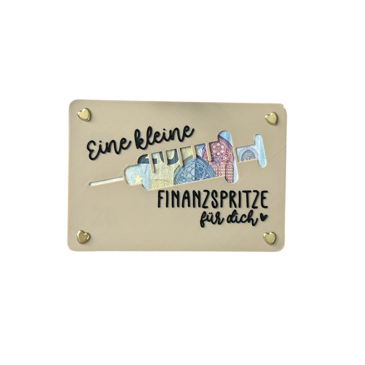 Money gift card - creative packaging for money gifts - financial injection, thank you & gift idea Thank you financial injection