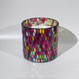 Bunte Wonderlight-Kerzen / Kerzenhalter
