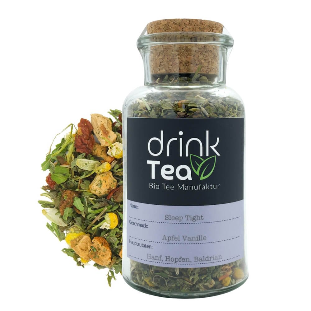 Verre de bonne nuit en liège bio Sleep Tight Tea