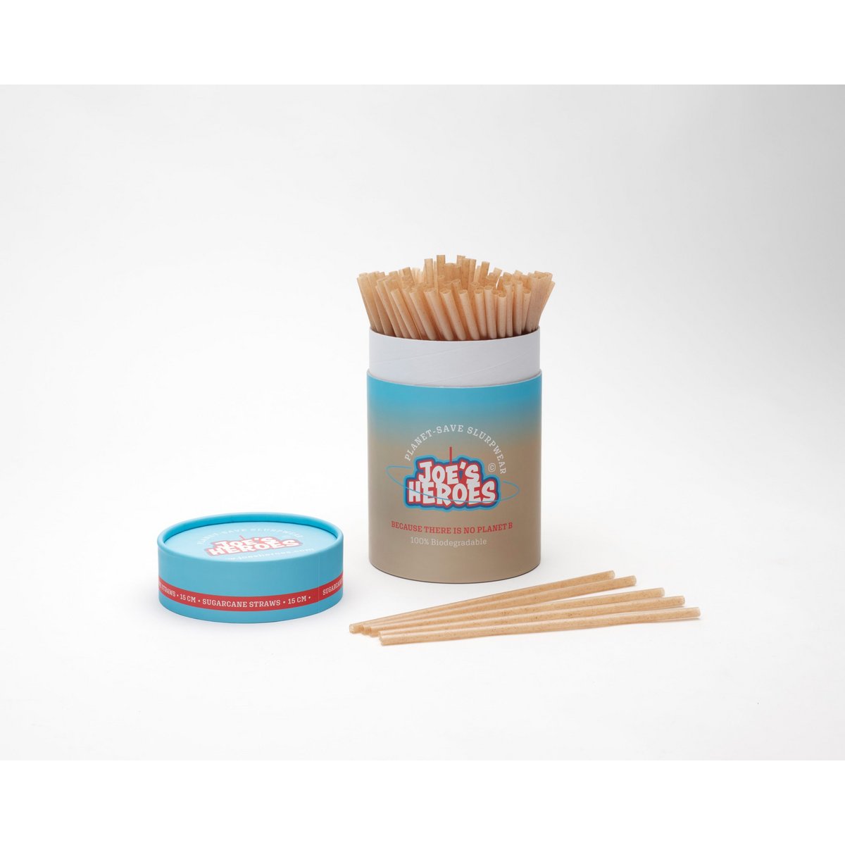 Sugarcane Straws 250 pieces 15 cm
