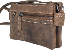 Pelle della borsa a tracolla per donne | Mini borsa a traversa con design X-over