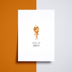 Postkarte - Du bist der Coolste
