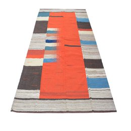 Alfombra Kilim Modern Bean Red