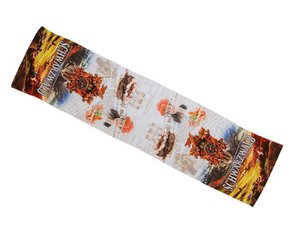 Damen Schal Schwarzwalddesign mit Glitzer, 185cm