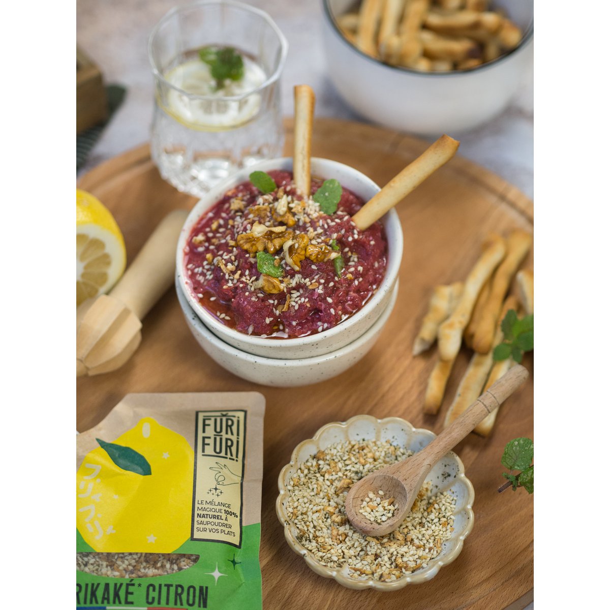 Furikake Lemon – Sesam- und Algengewürz – Salzalternative 45 g
