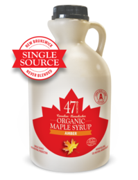 FONTE UNICA Sciroppo d'acero biologico, Canada Grado A, ambrato, ricco 1000ml