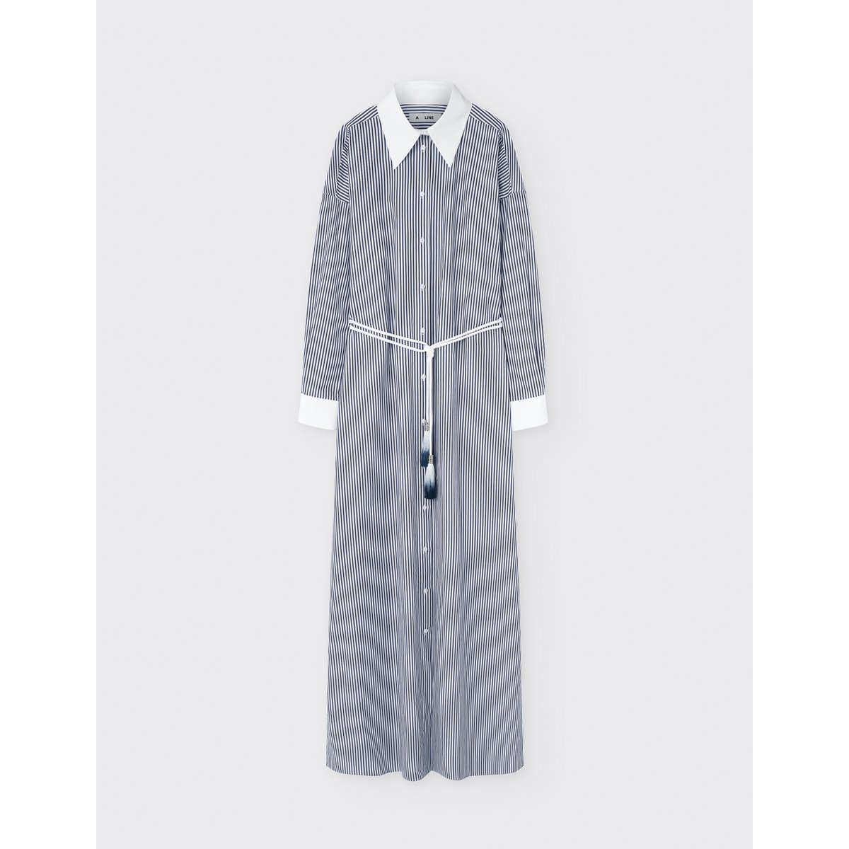 Long-sleeve shirtdress