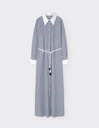 Long-sleeve shirtdress
