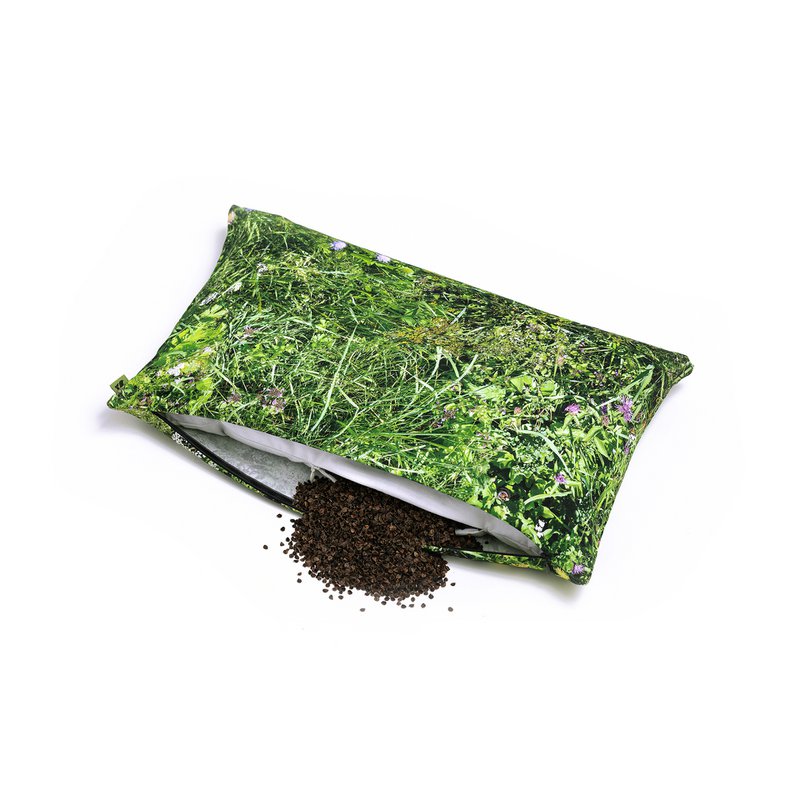 ALPINE ENG - pude fyldt med boghvedeskaller - 50x30 cm
