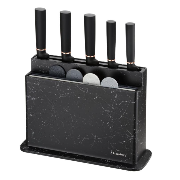 Ensemble de couteaux avec planches Klausberg 10/1