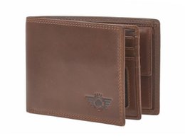 Voksagtig Vintage tobaksnød Scheintasche 2tlg. RFID 1354-24