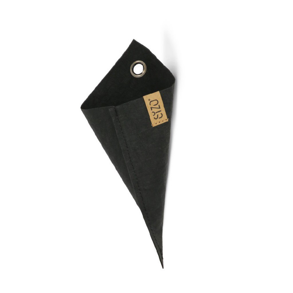 SIZO Washable Paper Bag Triangle Black