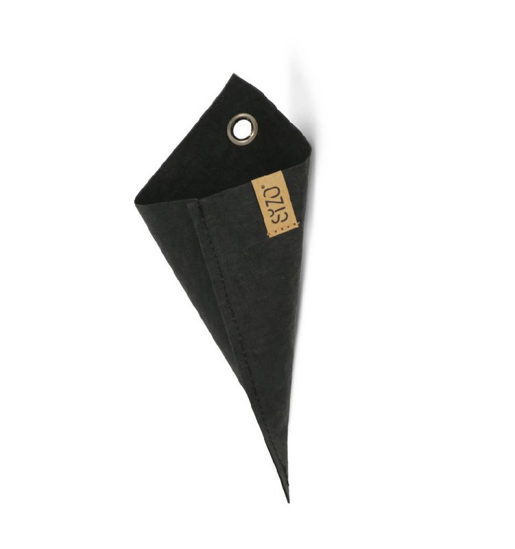SIZO Washable Paper Bag Triangle Black
